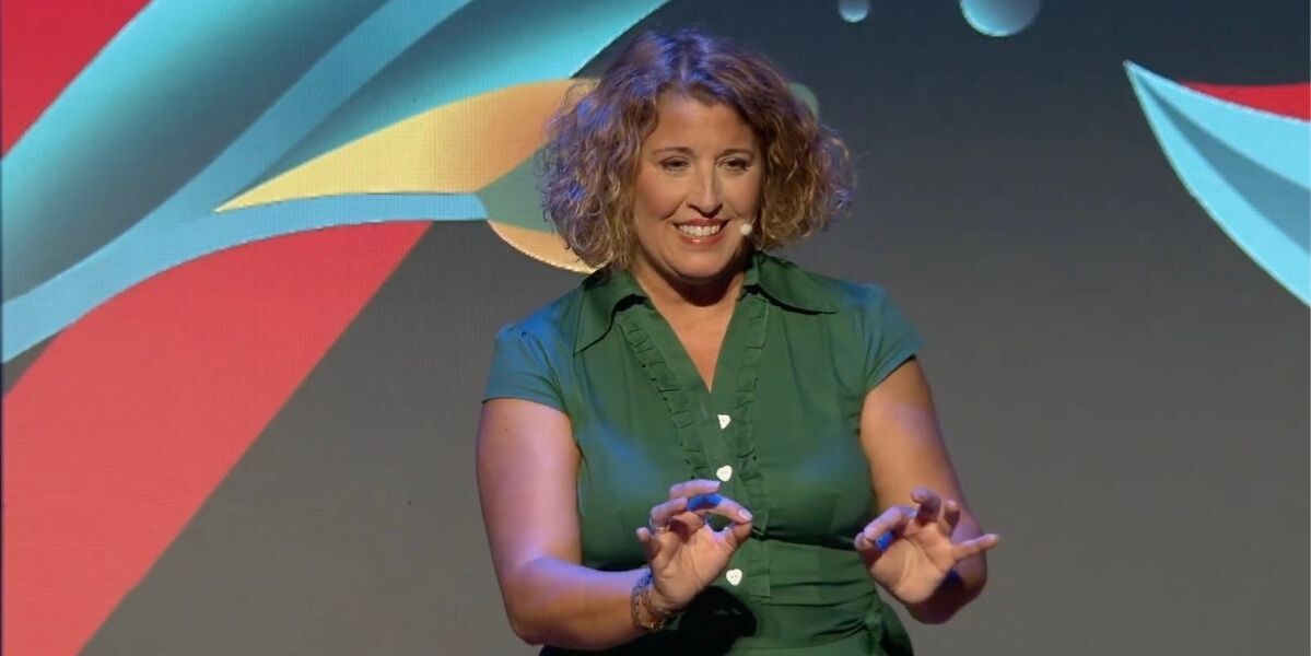 Susana Fernández Pantoja en la charla TEDx Igualada